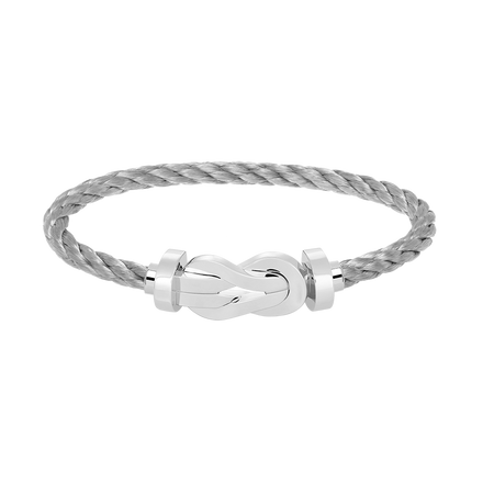 [Camiery]CHANCE LARGE 8 FIGURE BUCKLE NO DIAMOND BRACELET SILVER