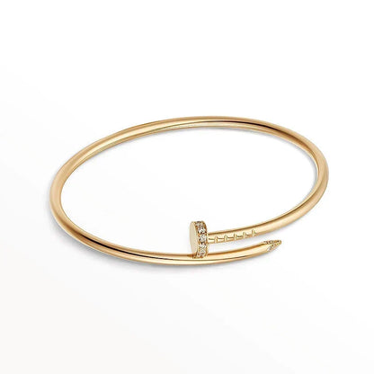 [Camiery] LOVE & JUSTE & Blue Veins Clover 5-Motif Diamond Bracelet Stack Set