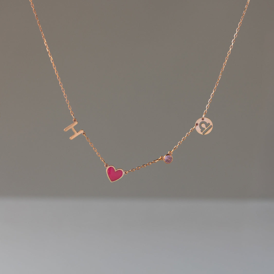 Dainty Space Charm Necklace