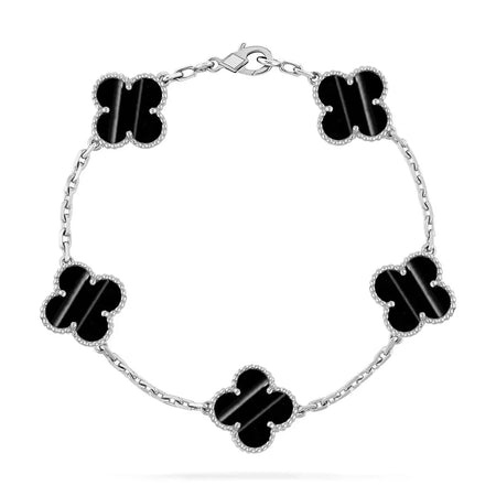 [Camiery] Clover 5-Motif & LOVE Unlimited Bracelet Set
