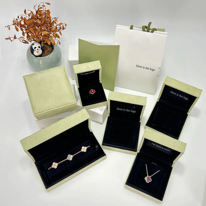 [Camiery]CLOVER MINI 9.5MM CARNELIANS NECKLACE COLLECTION