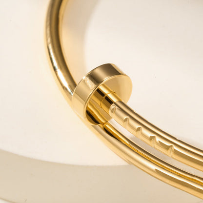 [Camiery] Clover White Mother-of-Pearl & JUSTE Bracelet Stack Set