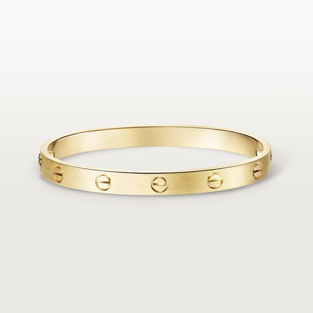 [Camiery] Clover & Love & Juste 3-Piece Gold Bracelet Stack Set