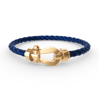 [Camiery]Force Horseshoe & Clover 5 Motifs Bracelet Stack Set