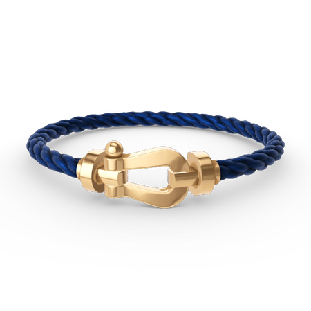 [Camiery]Force Horseshoe & Clover 5 Motifs Bracelet Stack Set