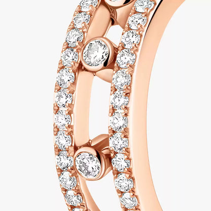 [Camiery]Diamond Pave_ Hoop Earrings Move
