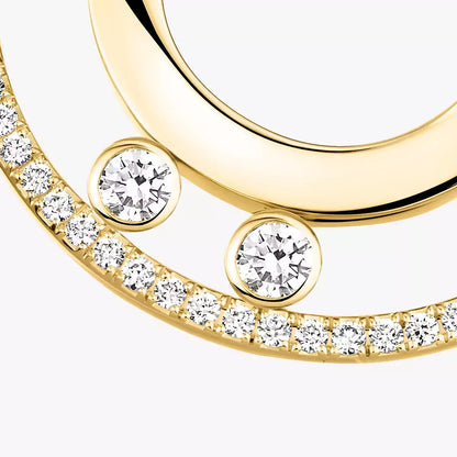 [Camiery]Move Romane Small Diamond Hoop Earrings