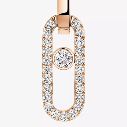 [Camiery]Move Link Diamond Earrings