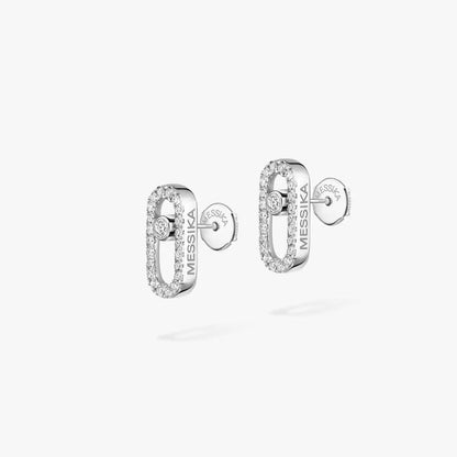 [Camiery]Move Uno Diamond Earrings